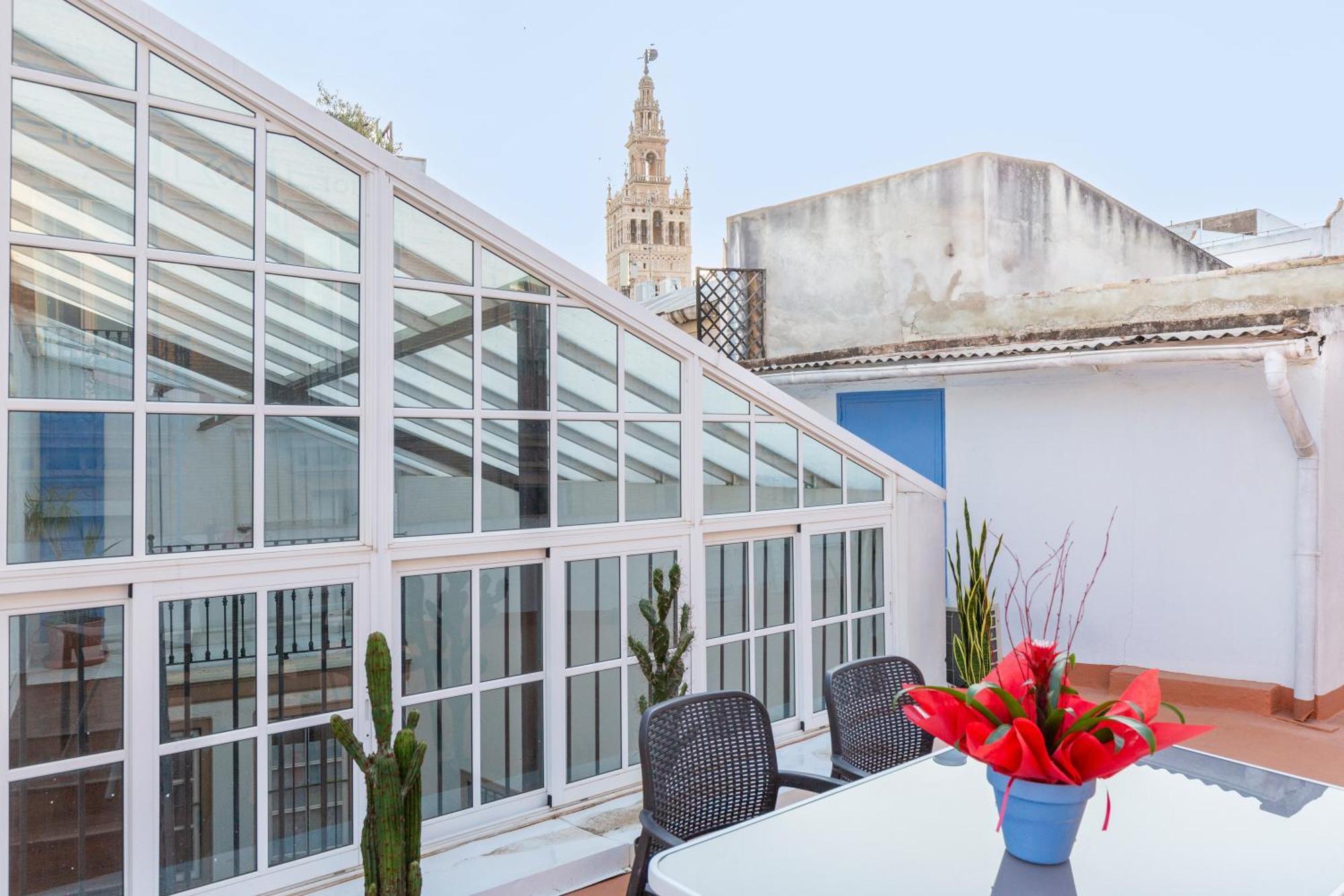 Descubrehome Santa Cruz Private Terrace With Giralda Views 세비야 외부 사진